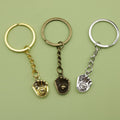 Metal Baseball Glove Keychain Sports Gift Key Ring view 1