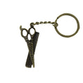 Zinc Alloy Simple Scissors Keychain Bag Charm Gift view 5