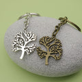 Metal Tree Keychain Simple Bag Charm Gift view 4