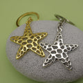 Zinc Alloy Simple Starfish Keychain Bag Charm Gift view 4