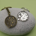Metal Star Moon Rocket Keychain For Space Gift Bag Charm view 4