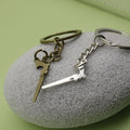 Zinc Alloy Saw Keychain Key Ring Tool view 4