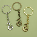 Metal Snake Keychain Bag Charm Key Ring Gift view 1