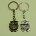 Zinc Alloy Simple Owl Keychain Bag Charm Gift view 1