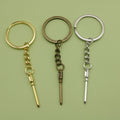 Metal Screwdriver Keychain Bag Charm view 1