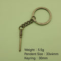 Metal Screwdriver Keychain Bag Charm view 2