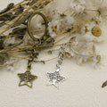 Metal Star Tree Keychain Bag Charm view 3