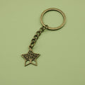 Metal Star Tree Keychain Bag Charm view 6