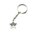 Metal Star Tree Keychain Bag Charm view 5