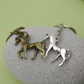 Metal Minimalist Horse Keychain For Bag Charm Gift view 4