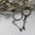 Metal Mini Broom Keychain Novelty Bag Charm Gift view 3