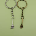 Metal Mini Broom Keychain Novelty Bag Charm Gift view 1