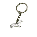 Metal Heart Dog Keychain Bag Charm Gift for Pet Lovers view 5