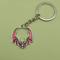 Zinc Alloy Halloween Bat Keychain Bag Charm Gift view 6