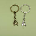 Zinc Alloy Horse Head Keychain Equestrian Gift Key Ring view 1