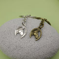 Zinc Alloy Horse Head Keychain Equestrian Gift Key Ring view 4