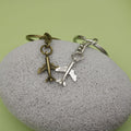 Zinc Alloy Simple Airplane Keychain For Travel Bag Charm view 4