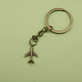 Zinc Alloy Simple Airplane Keychain For Travel Bag Charm view 6