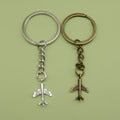 Zinc Alloy Simple Airplane Keychain For Travel Bag Charm view 1