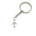 Zinc Alloy Simple Airplane Keychain For Travel Bag Charm view 5