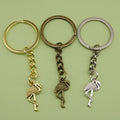 Metal Cute Summer Flamingo Keychain Bag Charm Gift view 1
