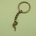 Metal Cute Summer Flamingo Keychain Bag Charm Gift view 6