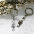 Metal Seahorse Shape Keychain Ocean Bag Charm Gift view 3