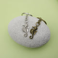 Metal Seahorse Shape Keychain Ocean Bag Charm Gift view 4