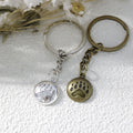 Zinc Alloy Footprint Keychain For Bag Charm Gift view 3