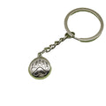 Zinc Alloy Footprint Keychain For Bag Charm Gift view 5