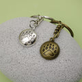 Zinc Alloy Footprint Keychain For Bag Charm Gift view 4