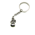 Metal Snowman Shape Keychain Winter Bag Charm Holiday Gift view 5