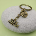 Zinc Alloy Best Friends Keychain Friendship Gift Key Ring view 3