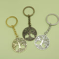 Zinc Alloy Tree Keychain Minimalist Nature Key Ring Gift view 1