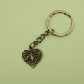 Metal Heart Butterfly Keychain Gift view 6