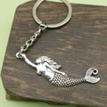 Metal Mermaid Keychain Bag Charm view 4