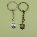 Zinc Alloy Minimalist Turtle Keychain Bag Charm Gift (1628) view 1