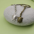 Zinc Alloy Minimalist Turtle Keychain Bag Charm Gift (1628) view 4