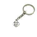 Metal Geometric Chinese Knot Keychain Bag Charm – Antique Copper view 5