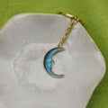 Metal Moon Keychain Bag Charm view 3