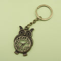 Zinc Alloy Owl Clock Keychain Bag Charm Gift view 6