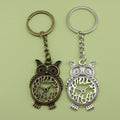 Zinc Alloy Owl Clock Keychain Bag Charm Gift view 1