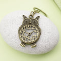 Zinc Alloy Owl Clock Keychain Bag Charm Gift view 4