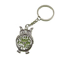 Zinc Alloy Owl Clock Keychain Bag Charm Gift view 5