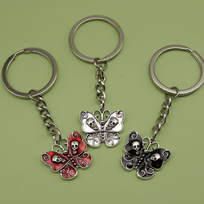 Metal Minimalist Butterfly Keychain Bag Charm Gift Accessory