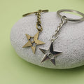 Metal Five Point Star Keychain Bag Charm – Antique Copper view 4