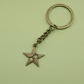 Metal Five Point Star Keychain Bag Charm – Antique Copper view 6