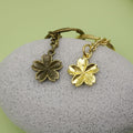 Zinc Alloy Minimalist Flower Keychain For Bag Charm Gift view 4