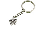 Zinc Alloy Minimalist Flower Keychain For Bag Charm Gift view 5