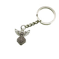 Metal Angel Pendant Keychain For Bag Charm Gift view 5